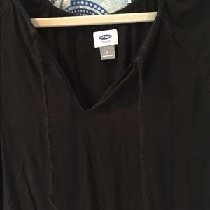 Bohemian eyelet lace black dress